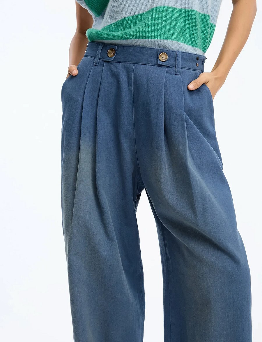 Munthe - BAXTER - vida byxor - blue - 3