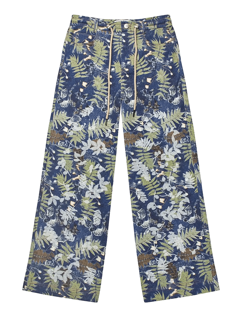 Munthe - OBEY - laia säärega püksid - indigo - 1