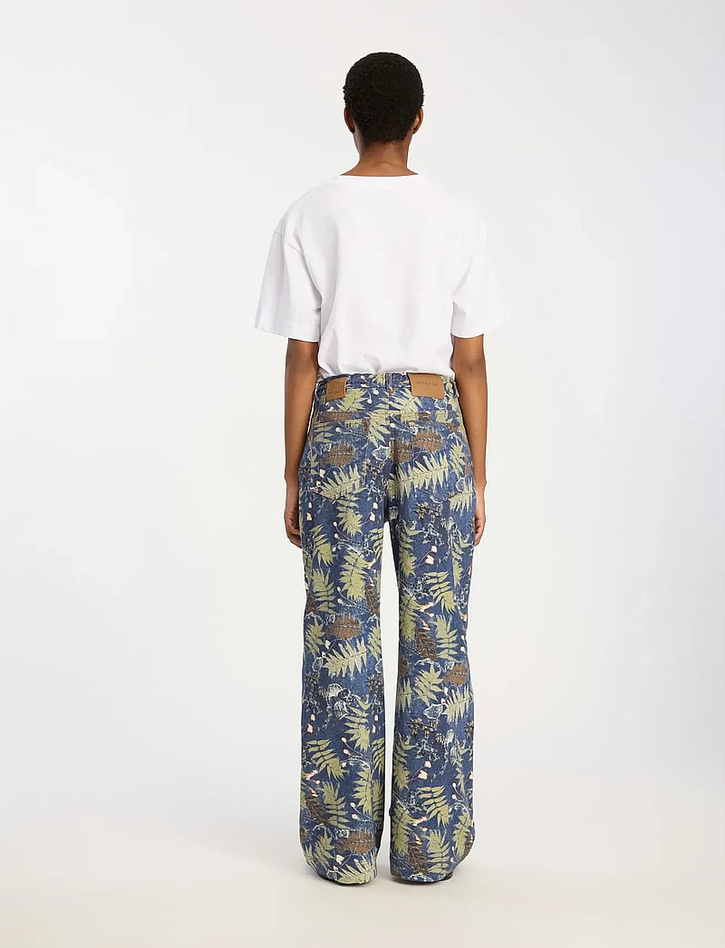 Munthe - OBEY - laia säärega püksid - indigo - 2