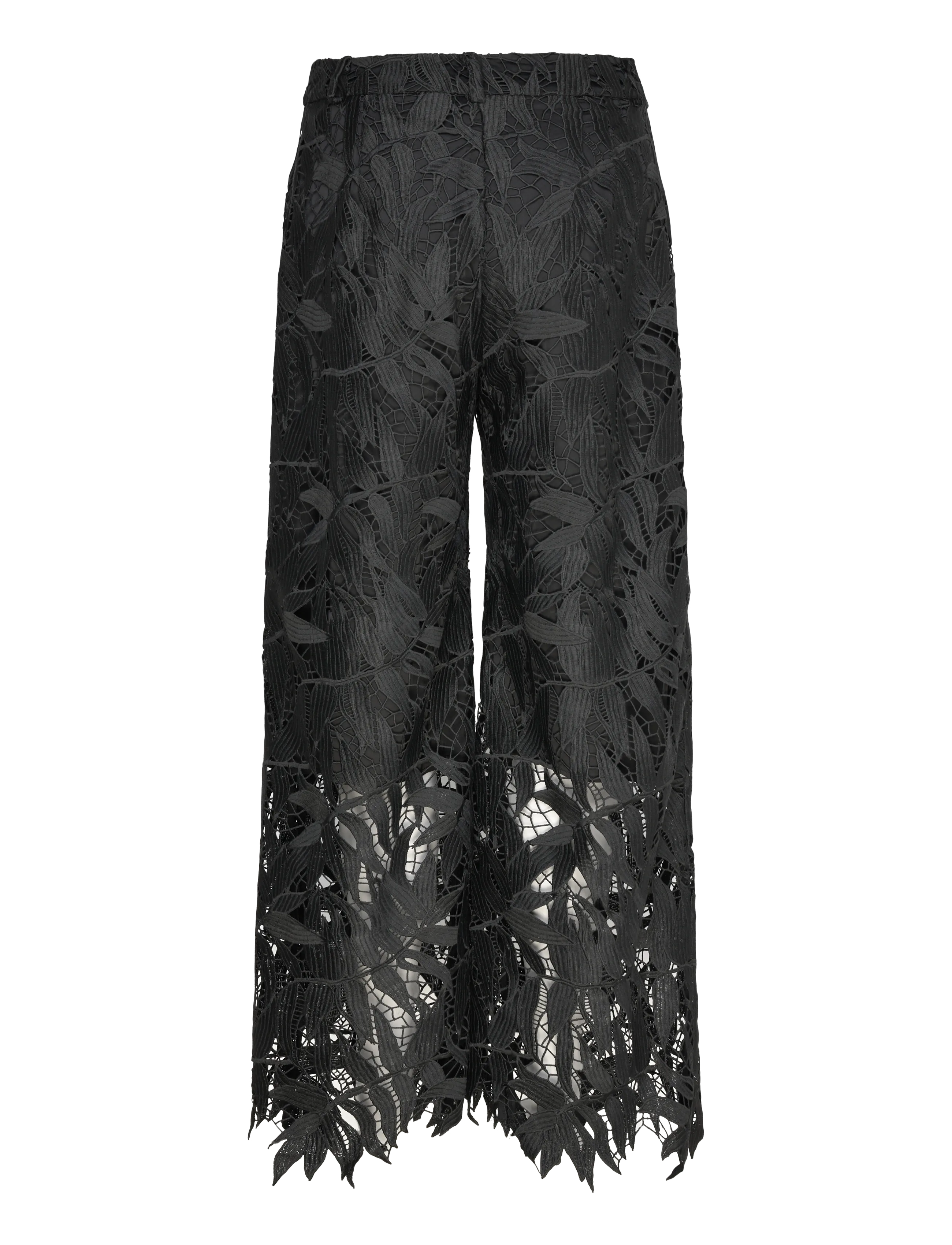 Munthe - BYRDOS - suorat housut - black - 2