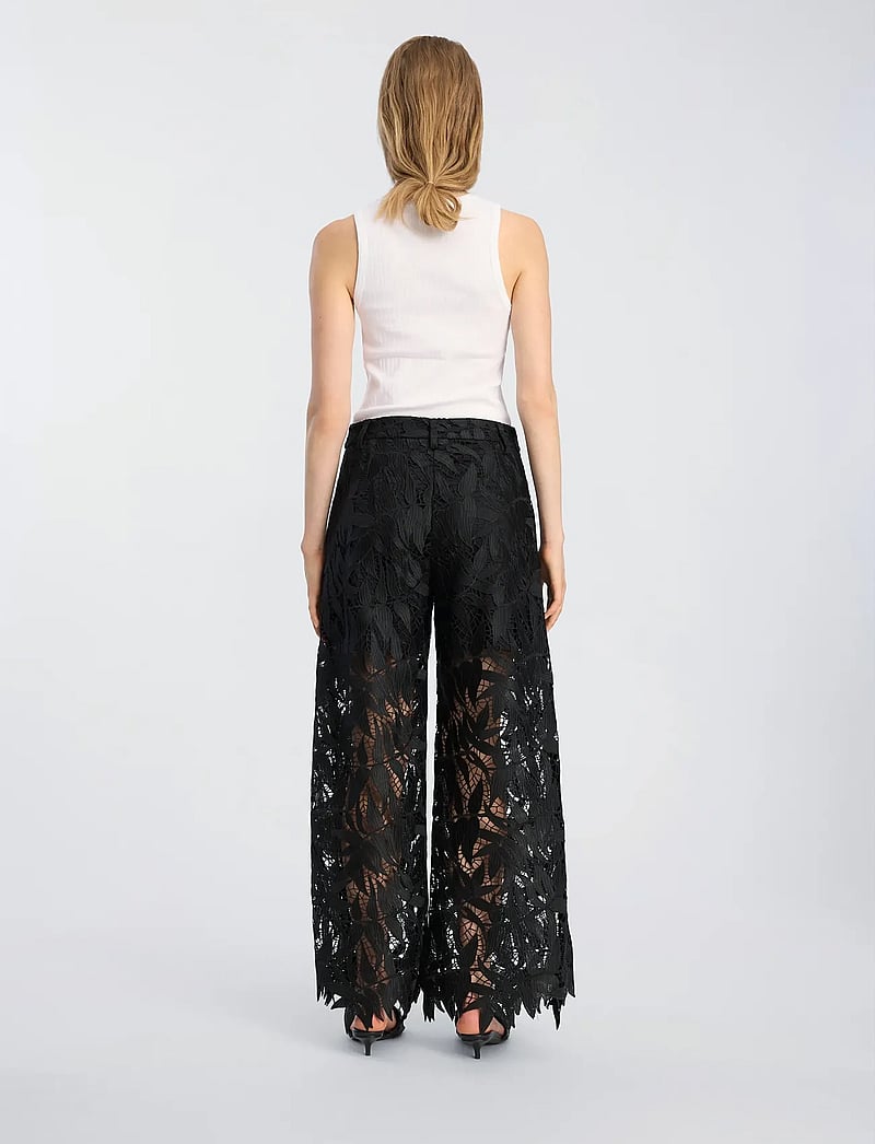 Munthe - BYRDOS - straight leg hosen - black - 3