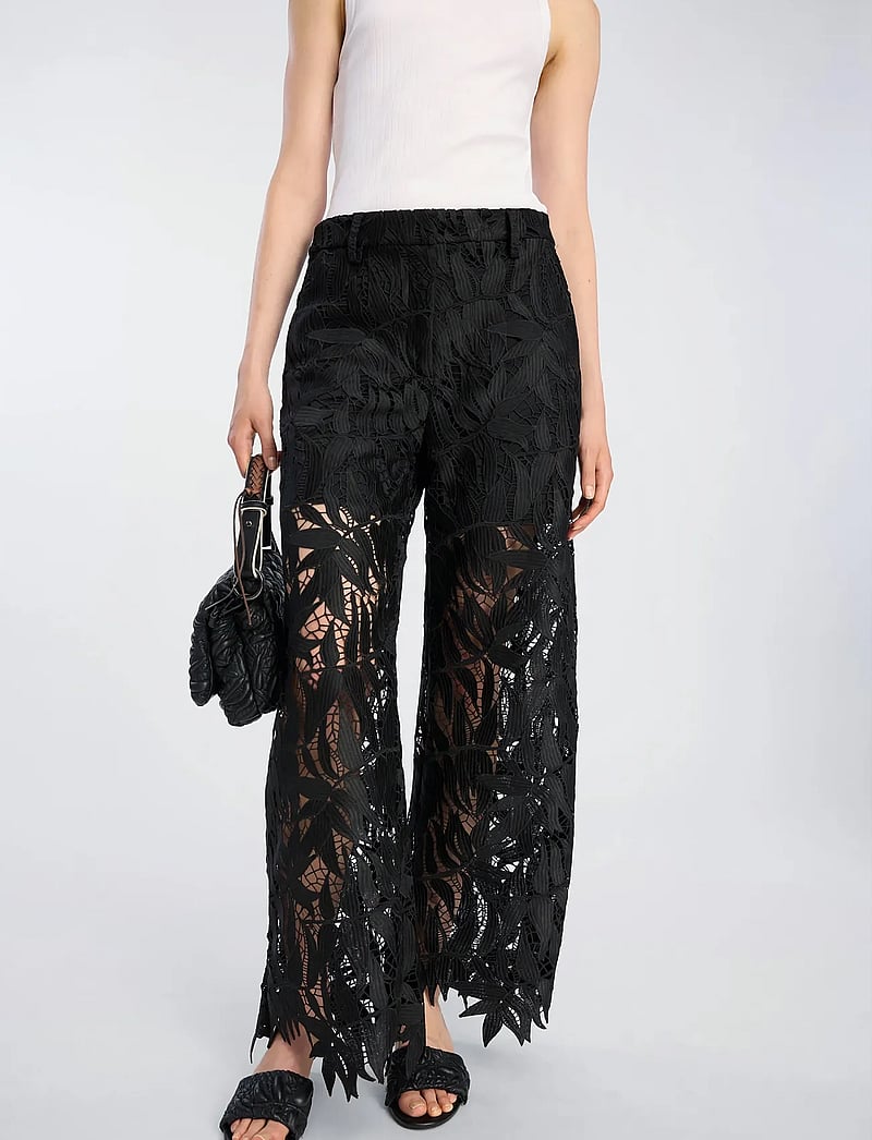 Munthe - BYRDOS - straight leg hosen - black - 4