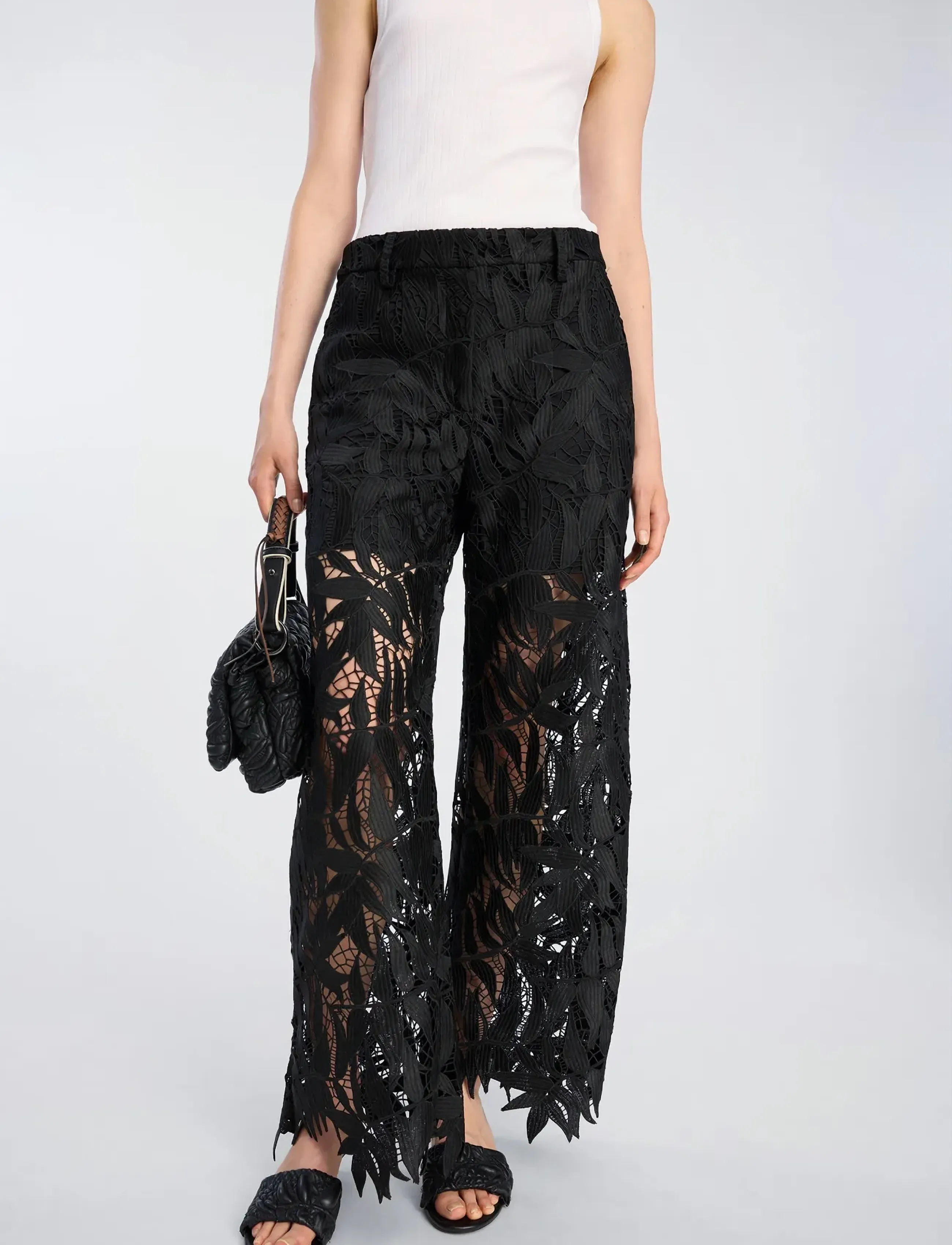 Munthe - BYRDOS - raka byxor - black - 4