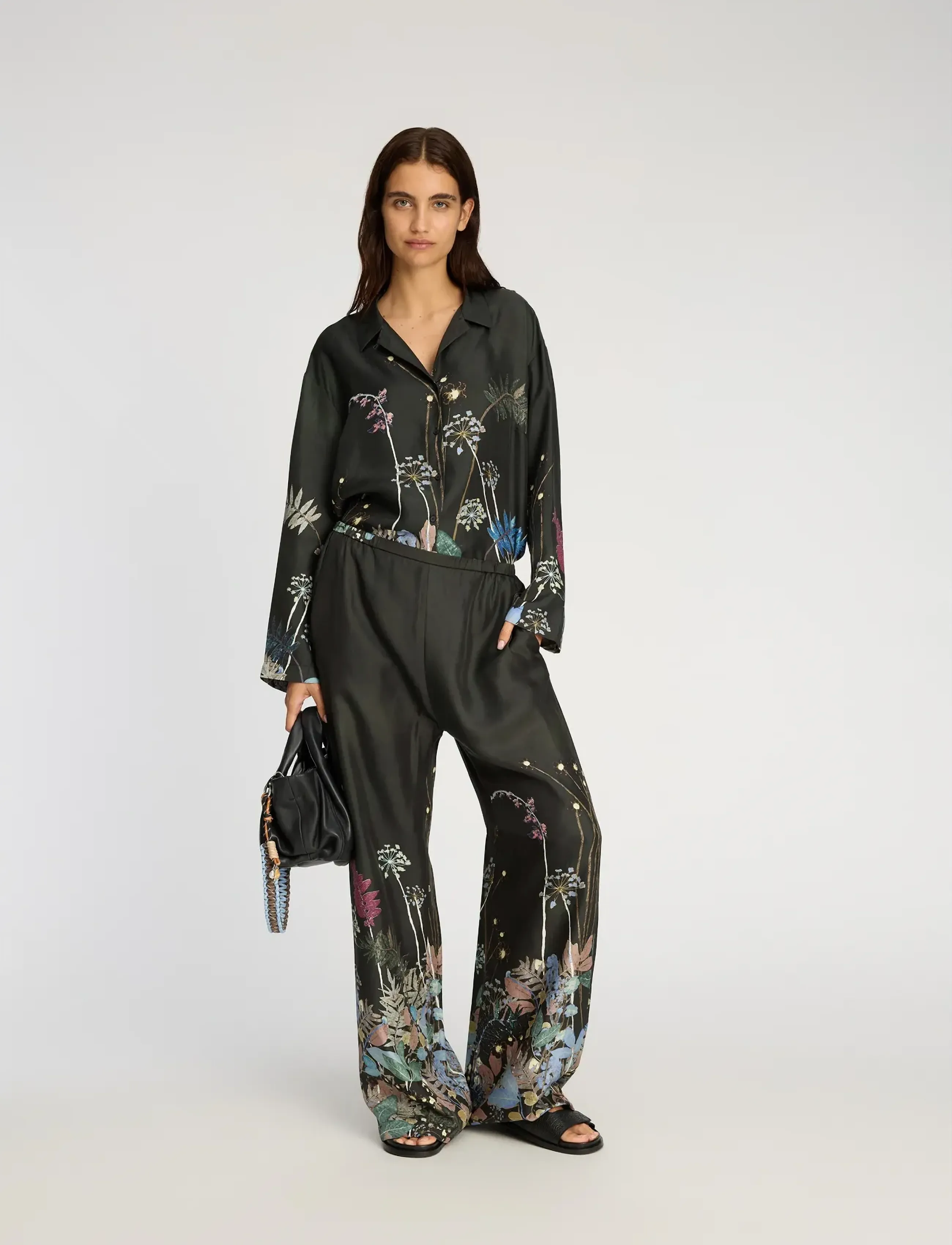 Munthe FABERT - Tøj - PRINT BLACK / black
