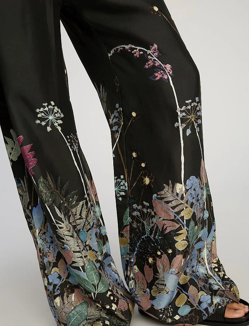 Munthe - FABERT - hosen mit weitem bein - print black - 5