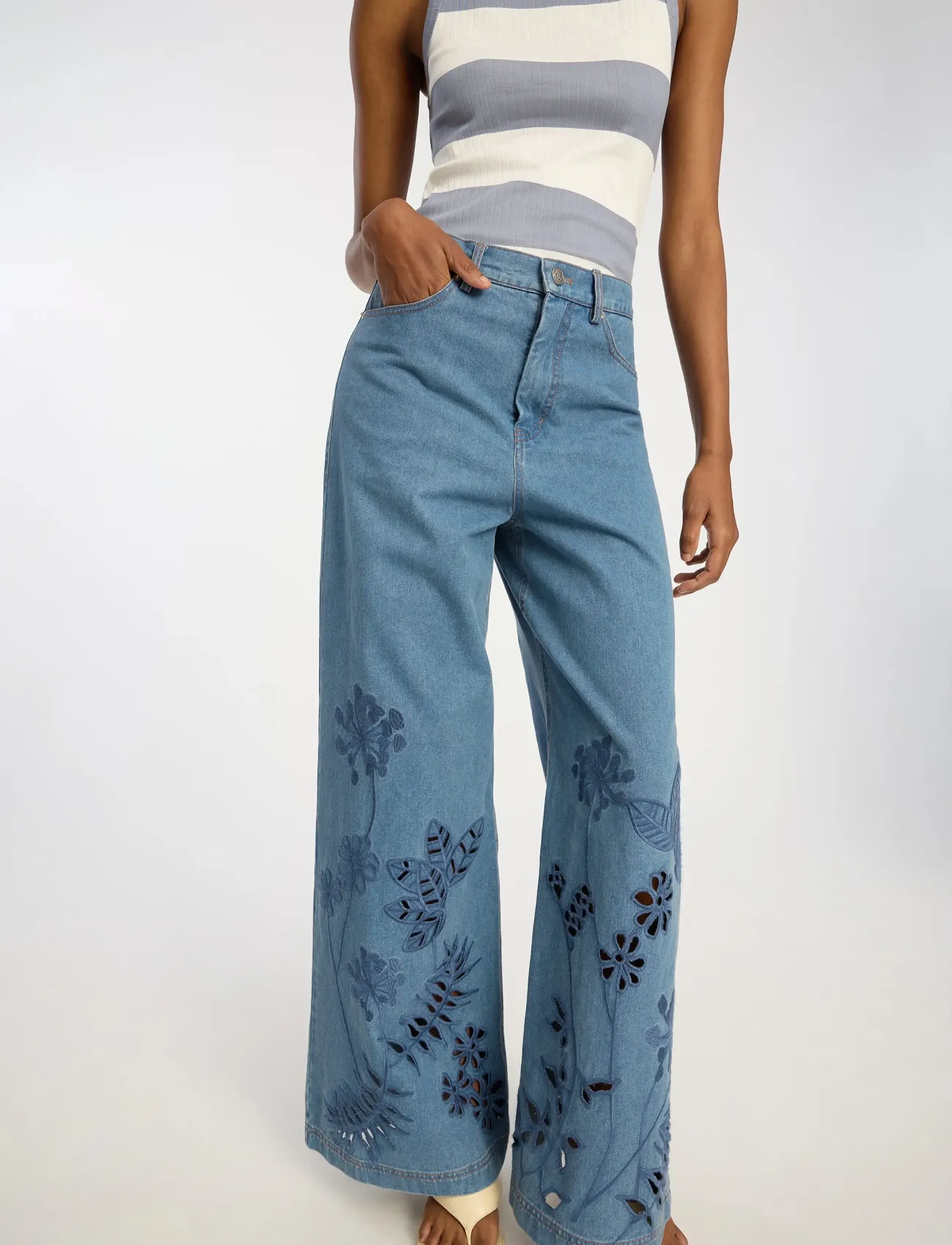 Munthe Ecube raka jeans dam – bild 3