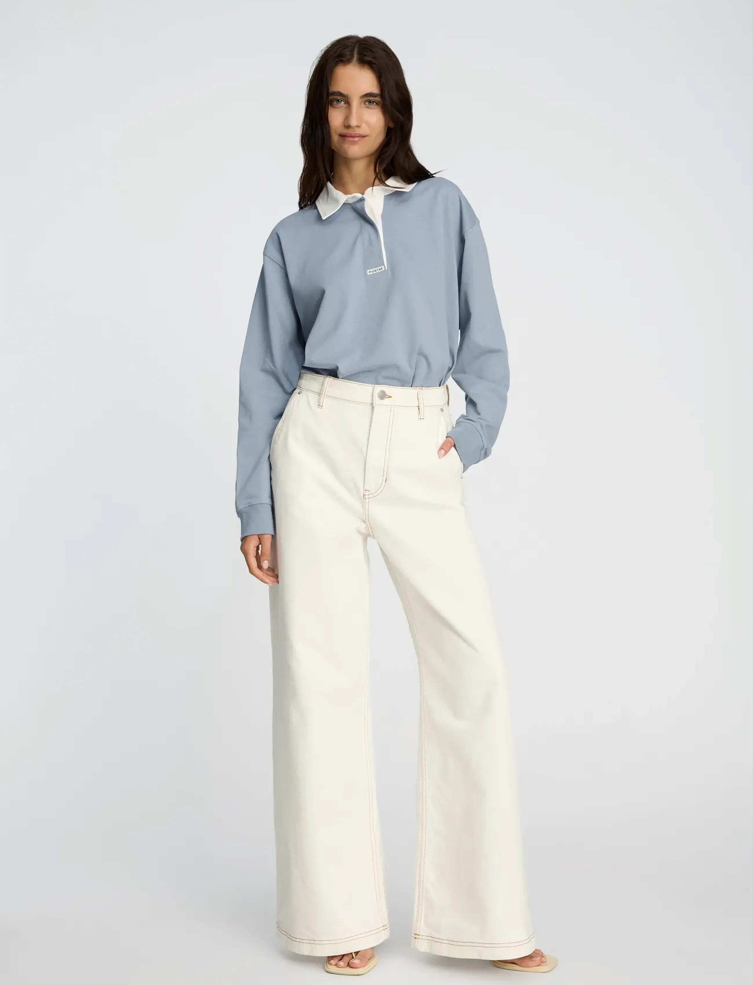 Munthe BECUBE - Officewear - IVORY / cream