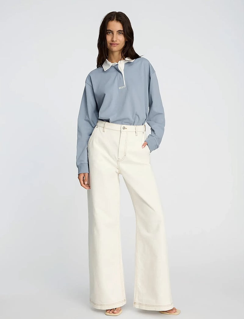 Munthe - BECUBE - hosen mit weitem bein - ivory - 0