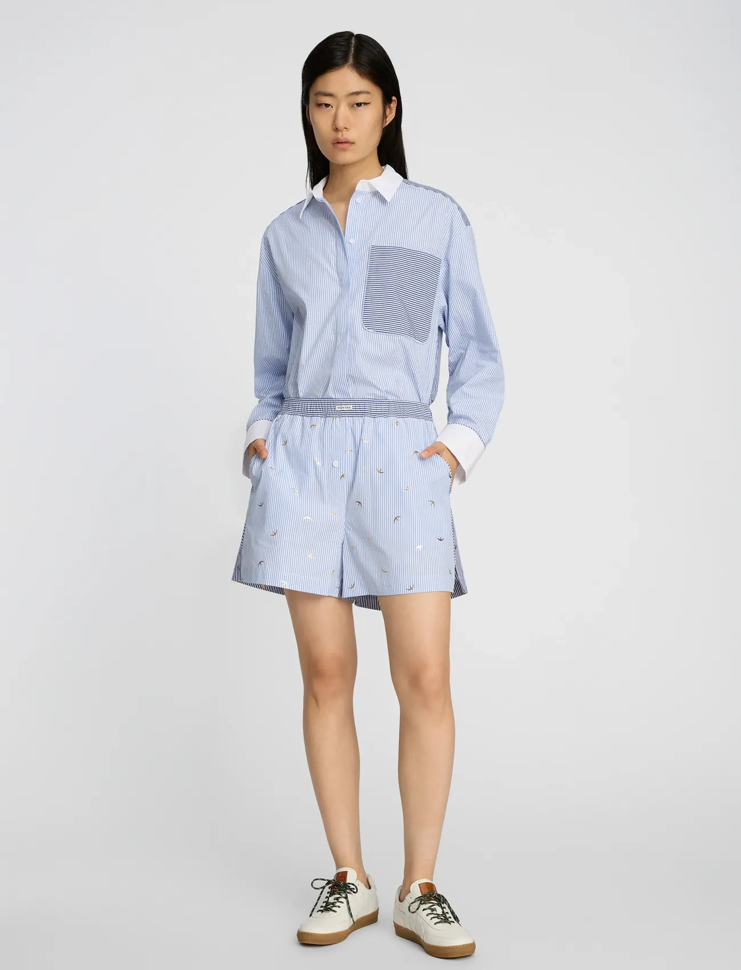 Munthe BINYAMIN - Korte broeken - MIX / blue