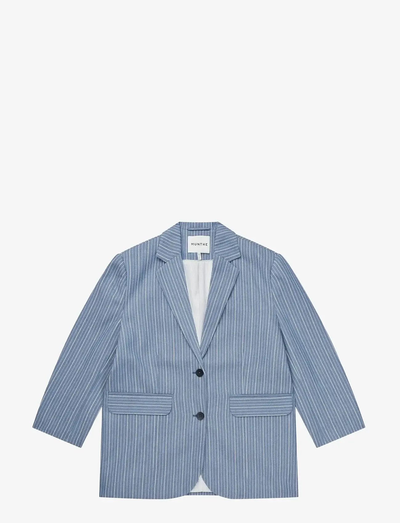 Munthe - BHARAT - oversize kavajer - blue - 1