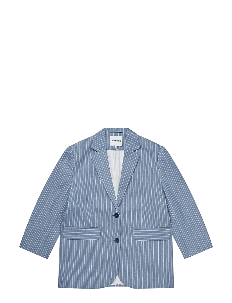 Munthe - BHARAT - oversize kavajer - blue - 1