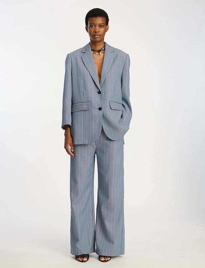 Munthe - BHARAT - oversize kavajer - blue - 0