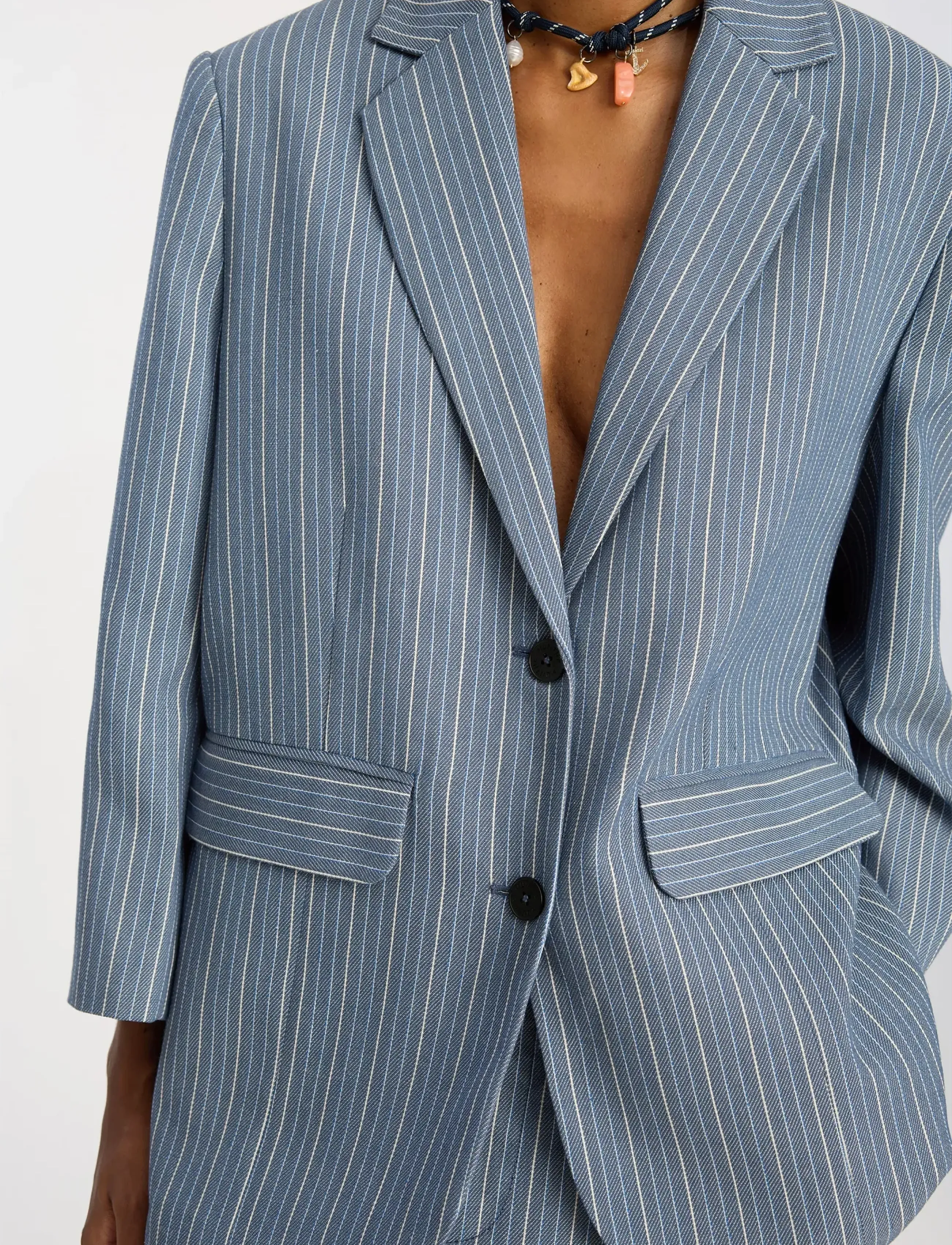 Munthe - BHARAT - oversize blazers - blue - 3