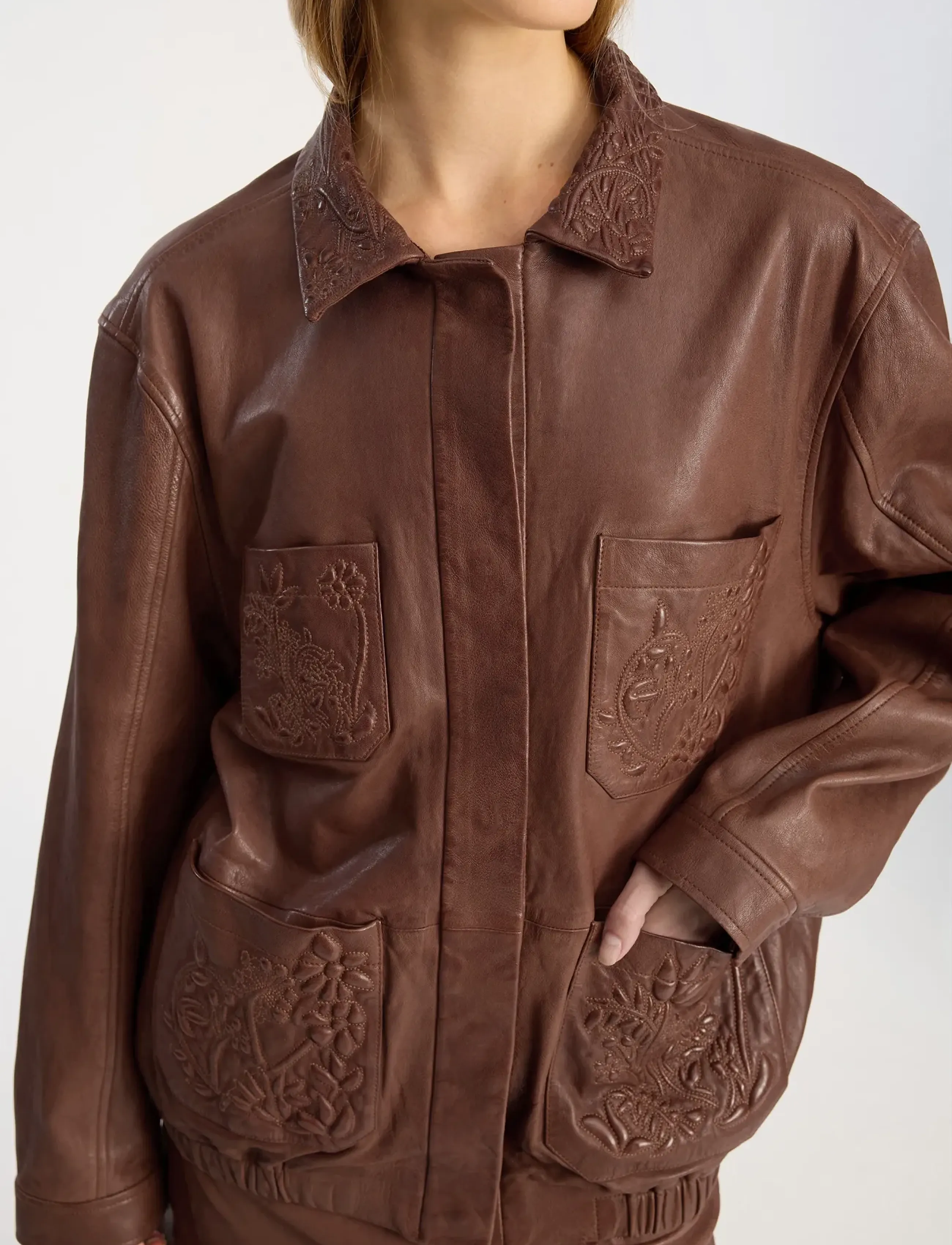 Munthe - BARAM - vårjackor - chocolate - 3