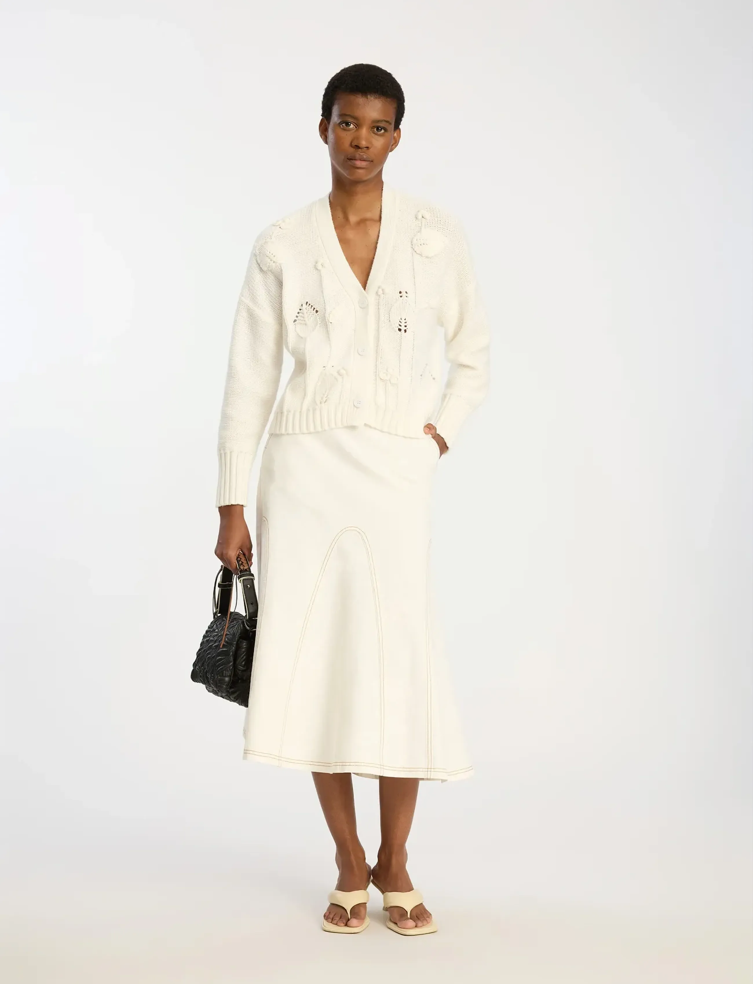 Munthe Biora, 40, Knitwear, Creme - Cardigans, Frauen