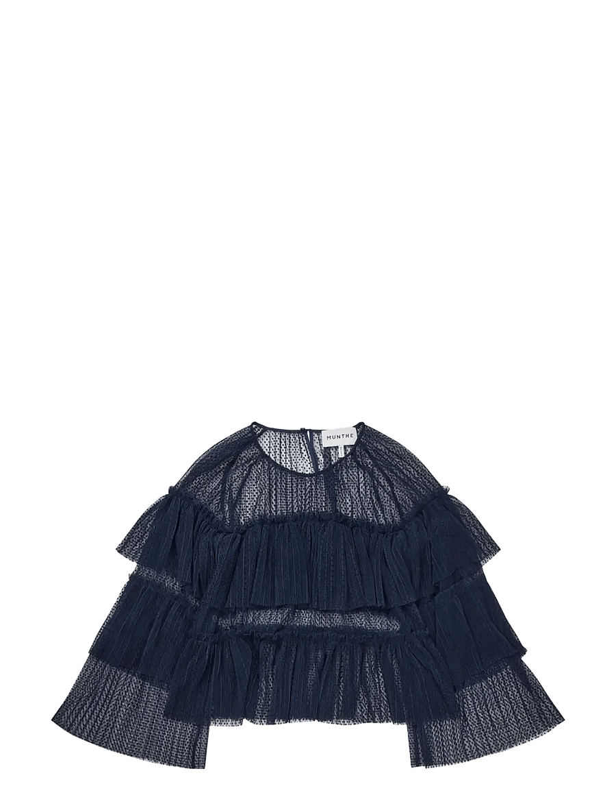 Munthe - NARIA - langärmelige blusen - navy - 1