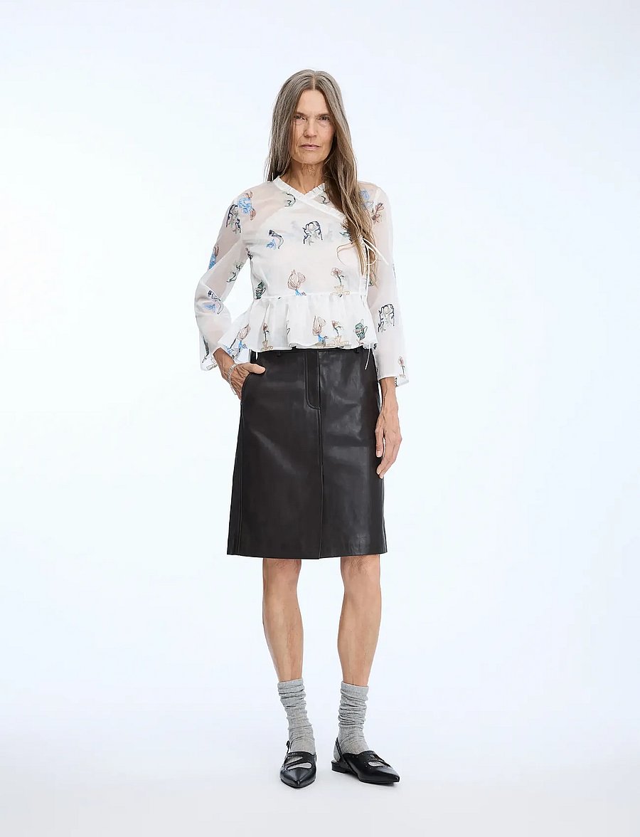 Munthe - NENIA - blouses met lange mouwen - ivory - 0