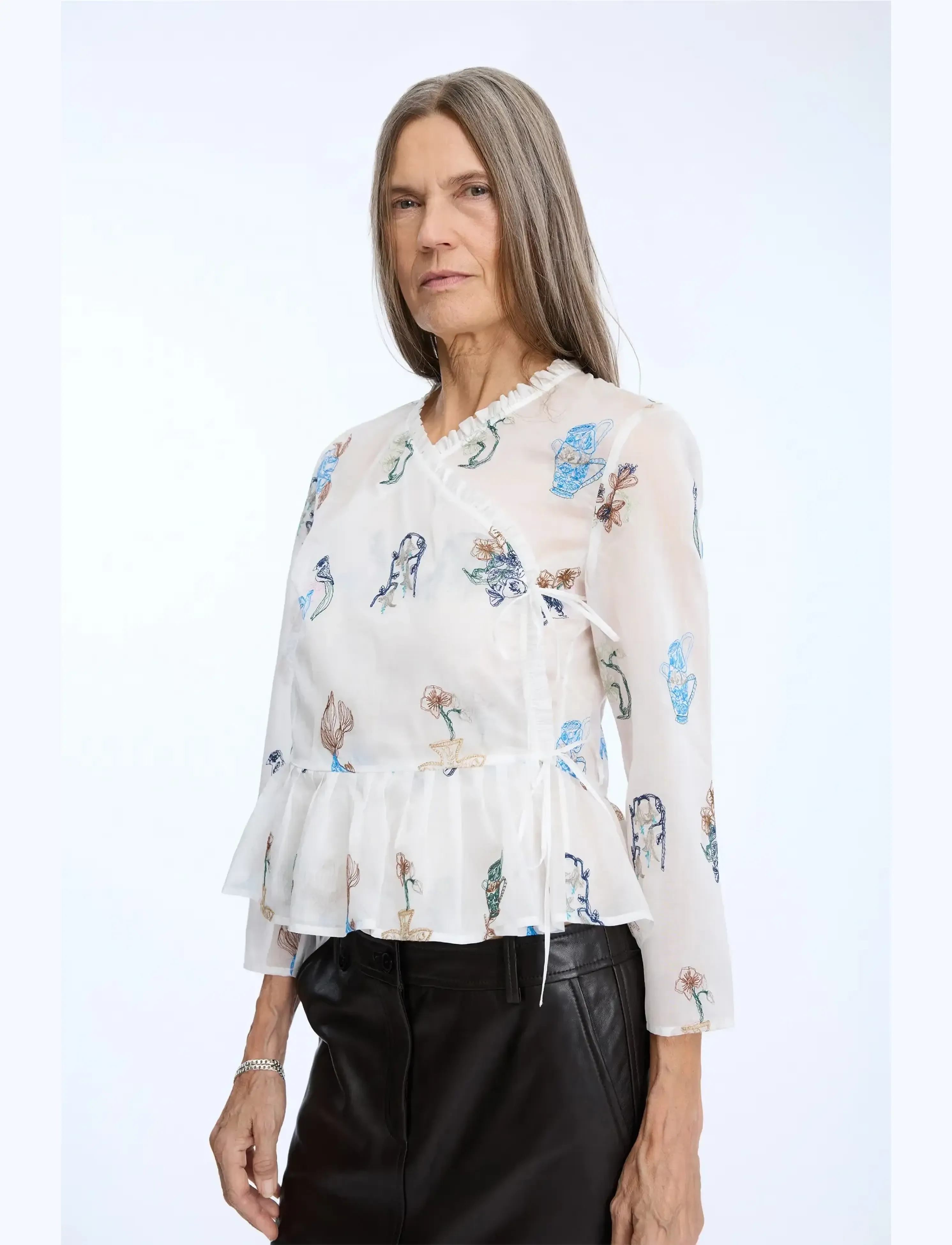 Munthe - NENIA - blouses met lange mouwen - ivory - 3