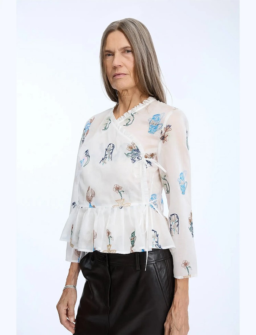 Munthe - NENIA - blouses met lange mouwen - ivory - 3