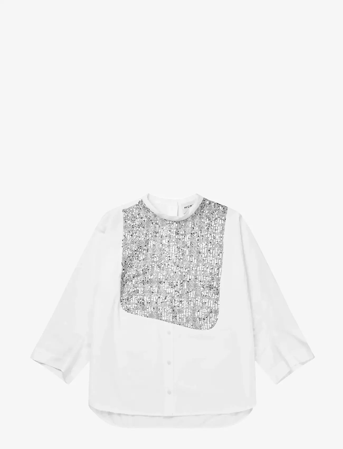 Munthe - NAYEL - long-sleeved shirts - mix white - 1