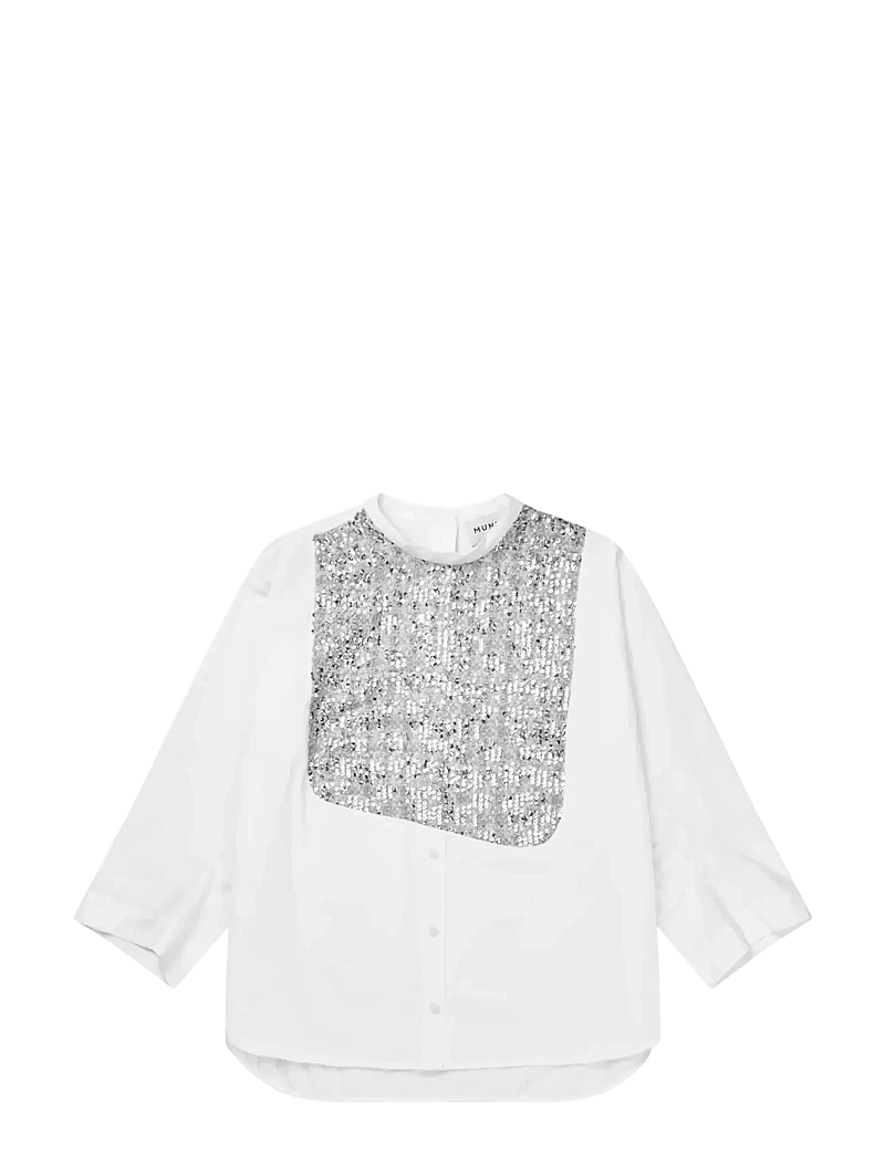 Munthe - NAYEL - long-sleeved shirts - mix white - 1