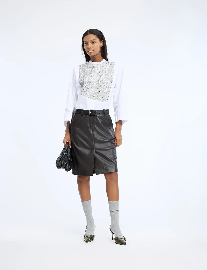 Munthe - NAYEL - long-sleeved shirts - mix white - 0