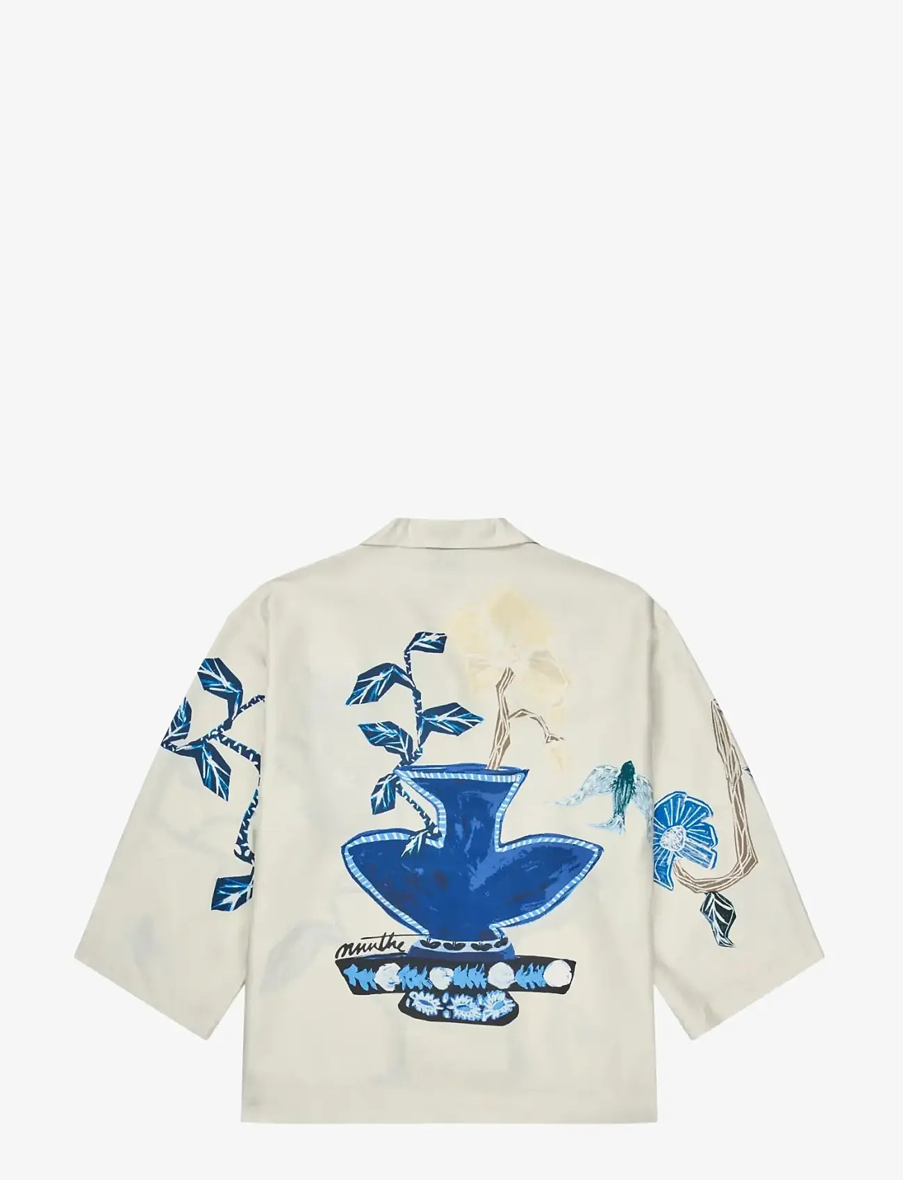 Munthe - NANCIE - short-sleeved shirts - print creme - 2