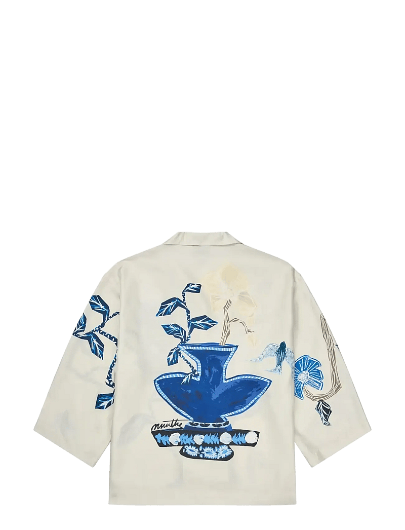 Munthe - NANCIE - short-sleeved shirts - print creme - 2