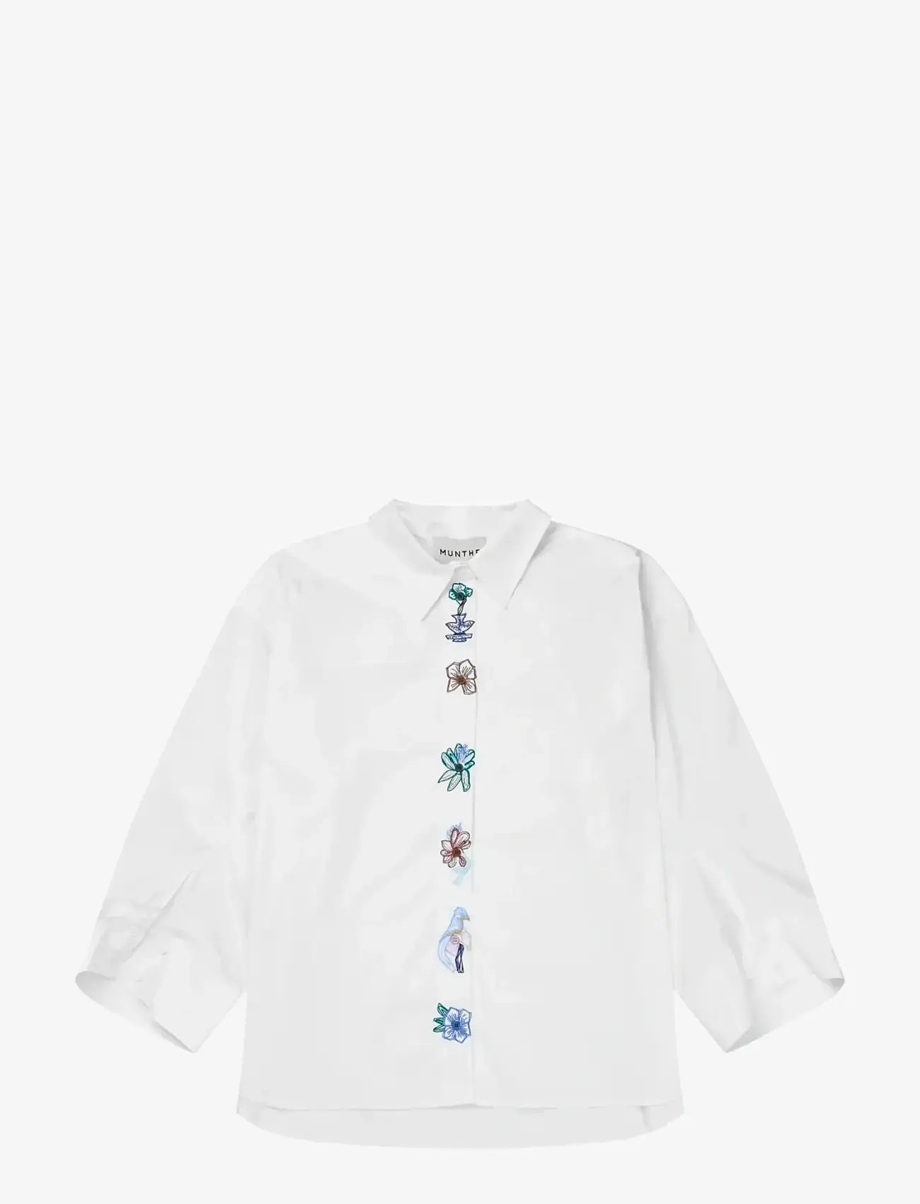 Munthe - NILBERTO - long-sleeved shirts - white - 1