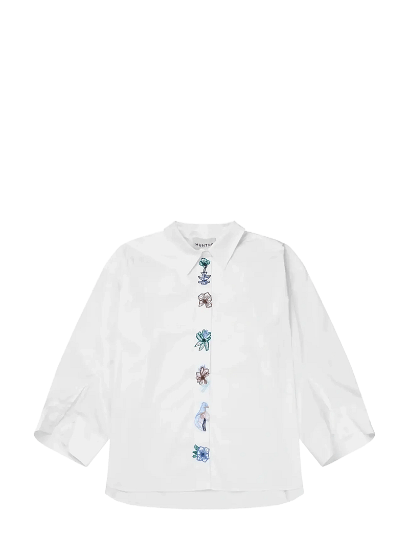 Munthe - NILBERTO - long-sleeved shirts - white - 1