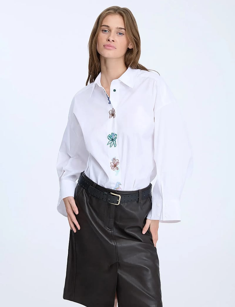 Munthe - NILBERTO - long-sleeved shirts - white - 3