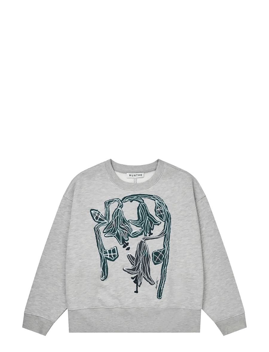 Munthe - NAKOA - sweatshirts - light grey - 1