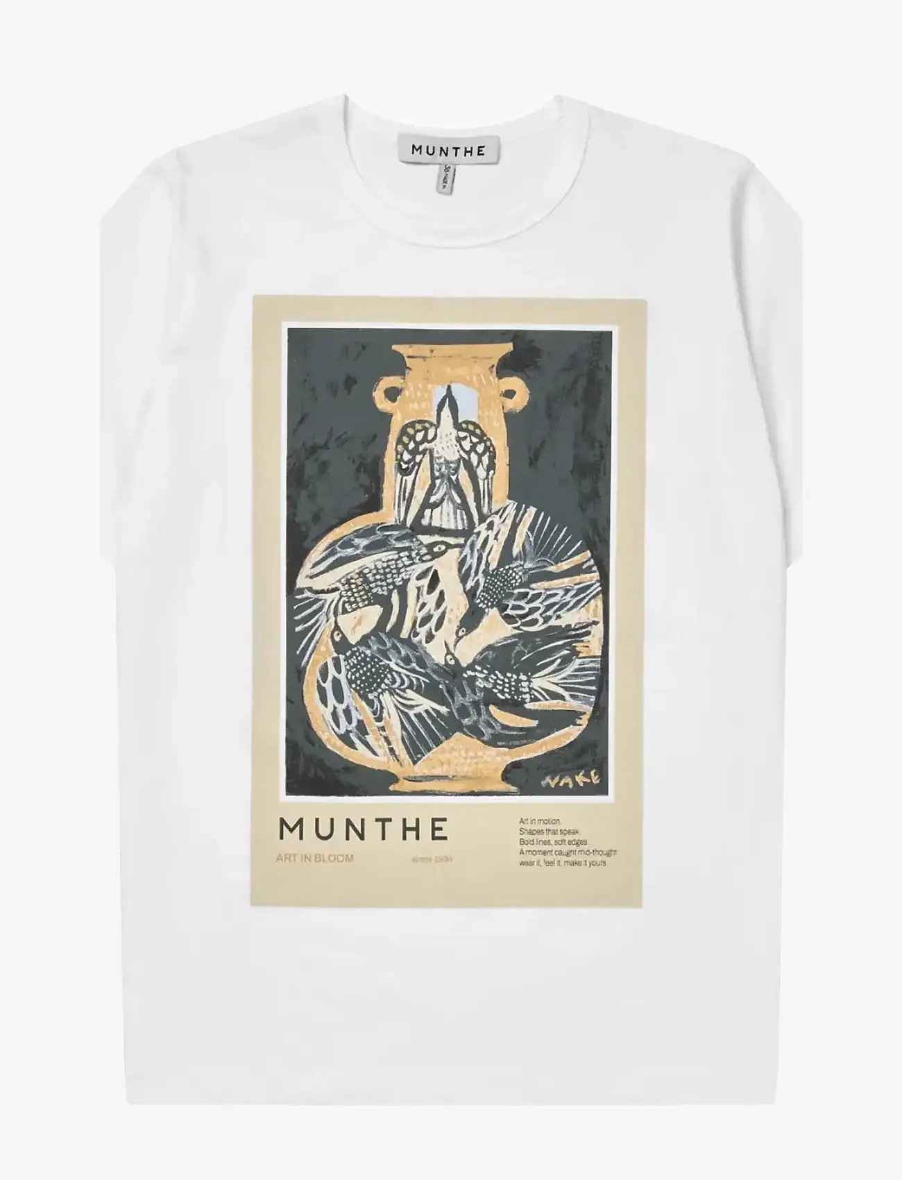 Munthe - NYNNE - t-shirts - white - 1
