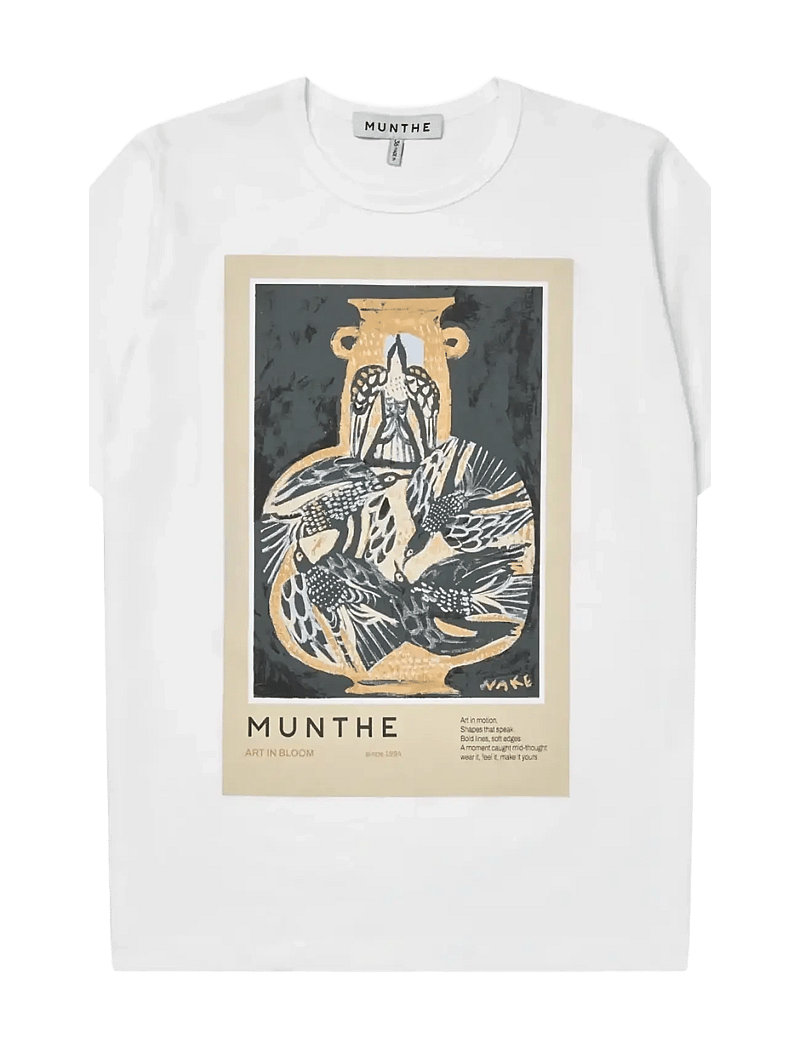 Munthe - NYNNE - t-shirts - white - 1