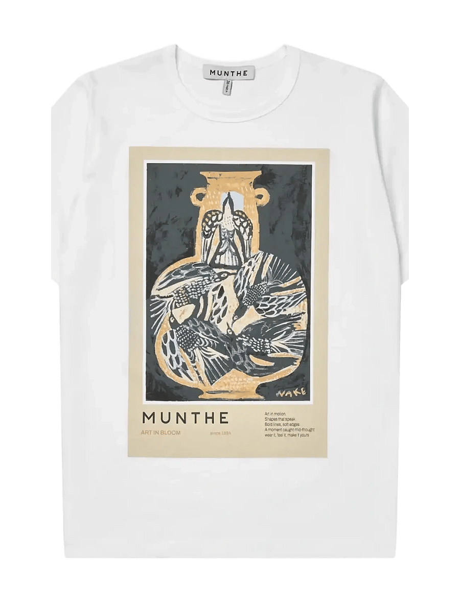 Munthe - NYNNE - t-krekli - white - 1