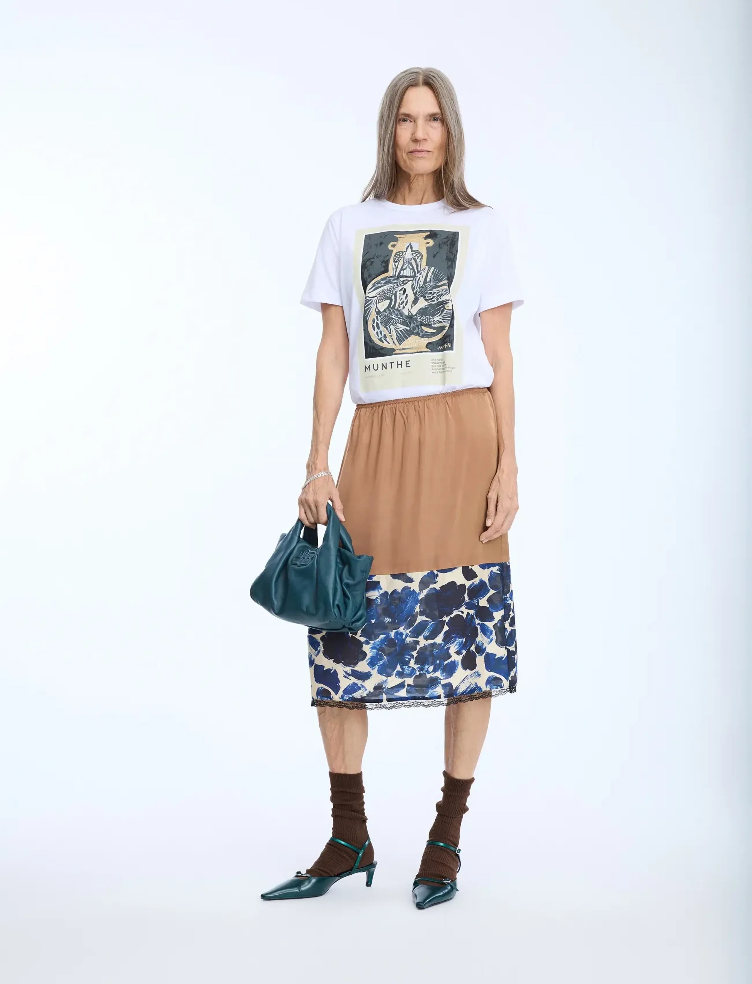 Munthe NYNNE - T-shirts & Tops - WHITE / white