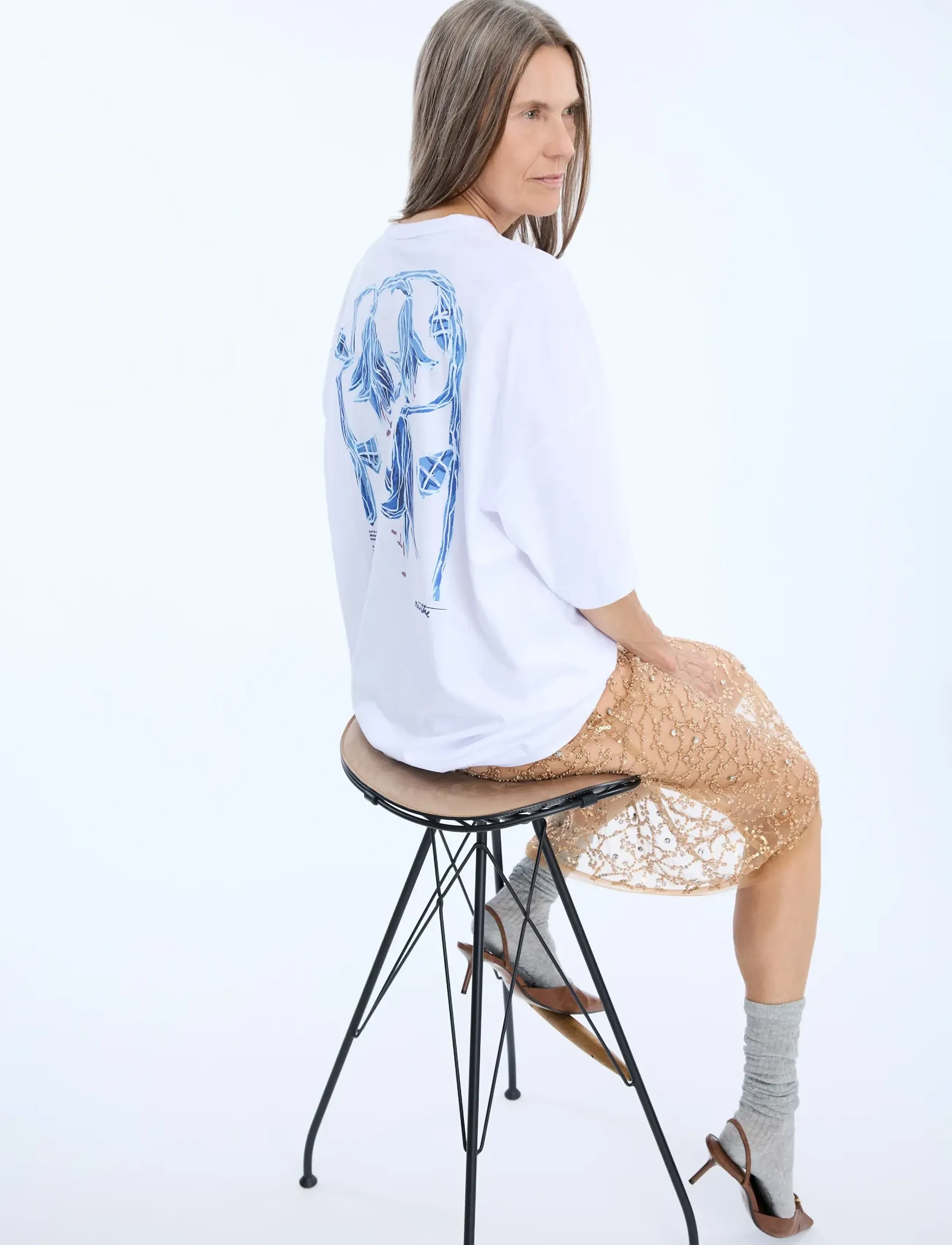 Munthe - NANSTER - t-shirts - white - 3
