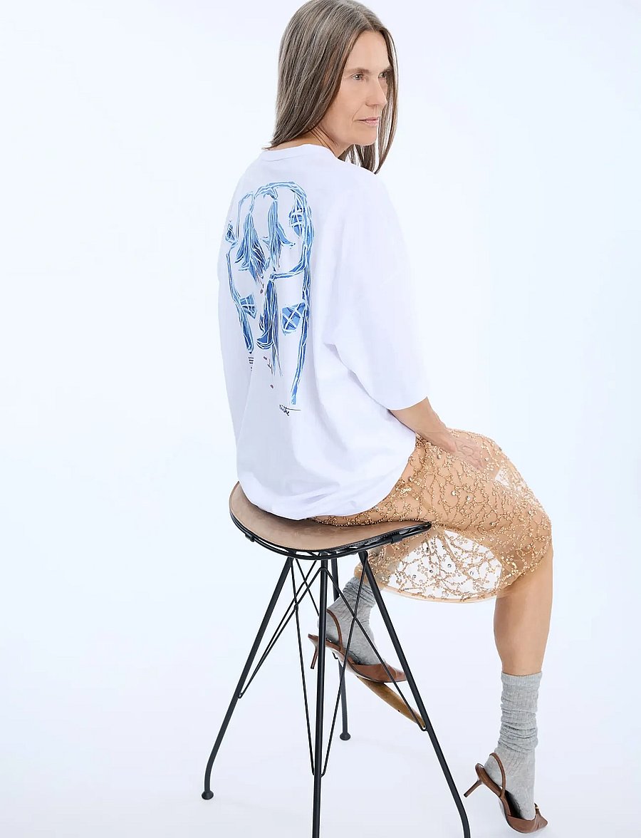 Munthe - NANSTER - t-shirts - white - 3
