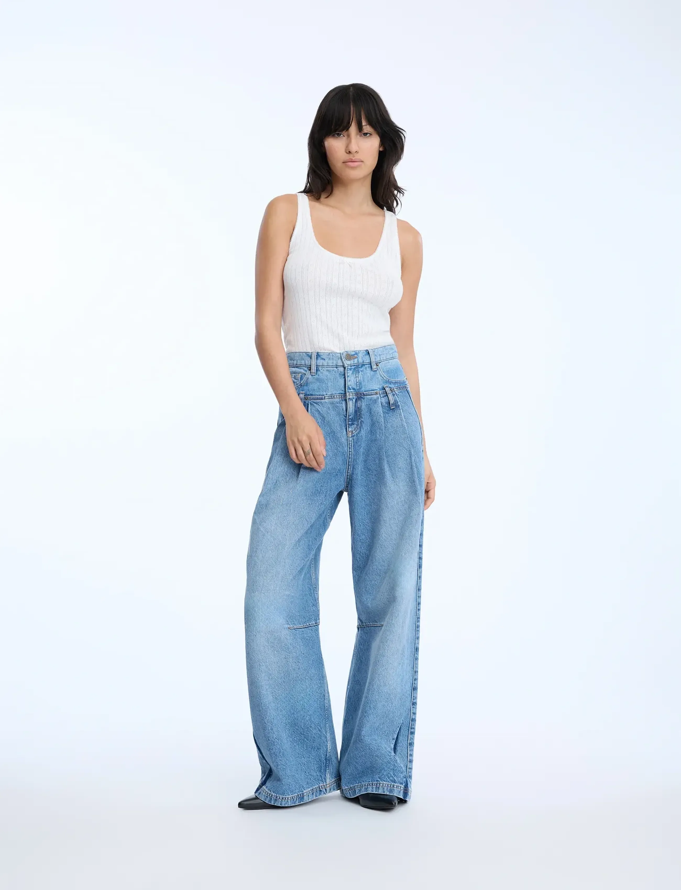 Munthe Nanetta, 34, Cream, Crop Overdele > Crop Overdele Uden Ærmer, Dame