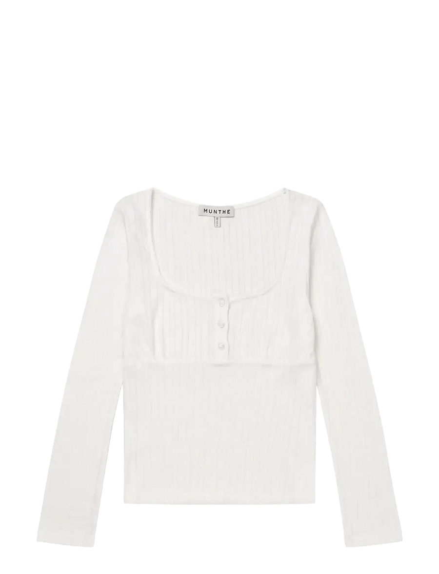 Munthe - NAOMY - langærmede bluser - ivory - 1