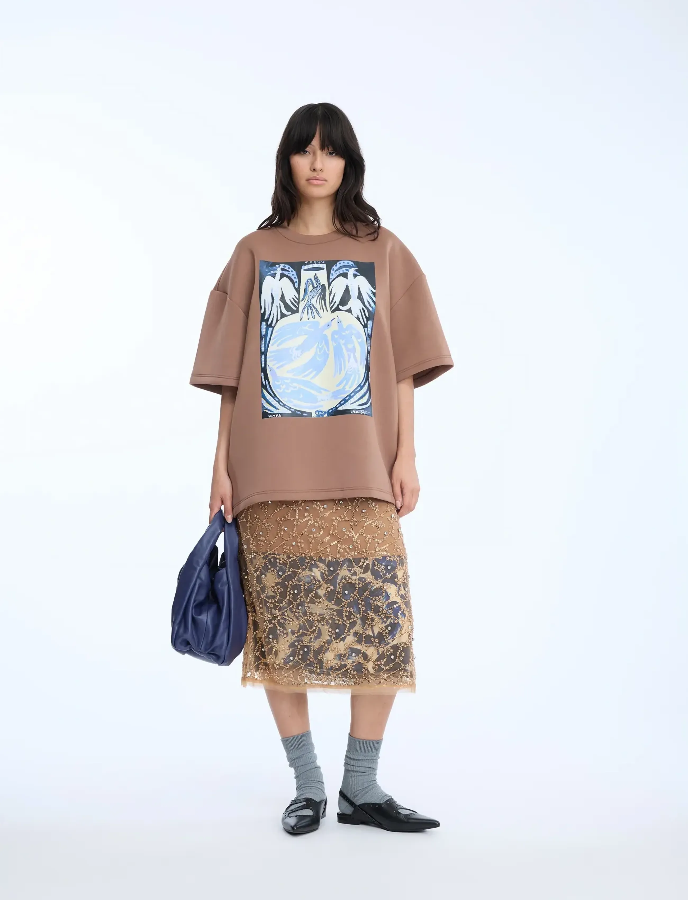 Munthe NAPLOI - T-shirts & Tops - CARAMEL / brown