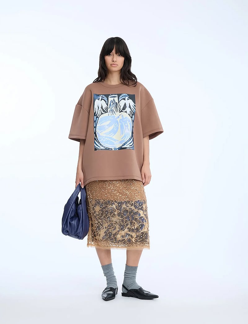 Munthe - NAPLOI - t-shirts - caramel - 0