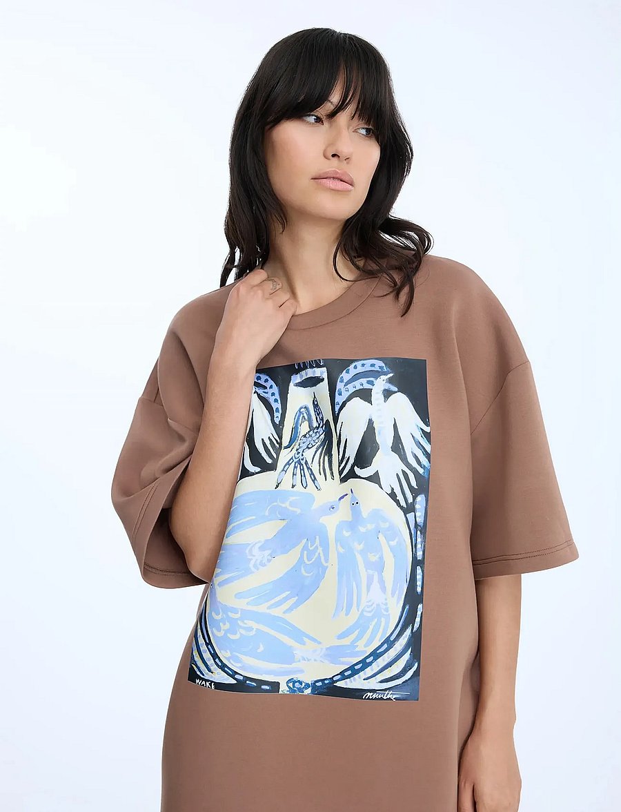 Munthe - NAPLOI - t-shirts - caramel - 3