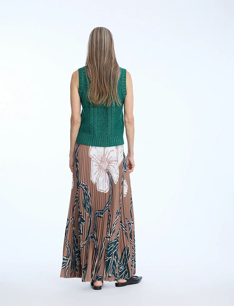 Munthe - TAULLA - faltenröcke - print caramel - 2
