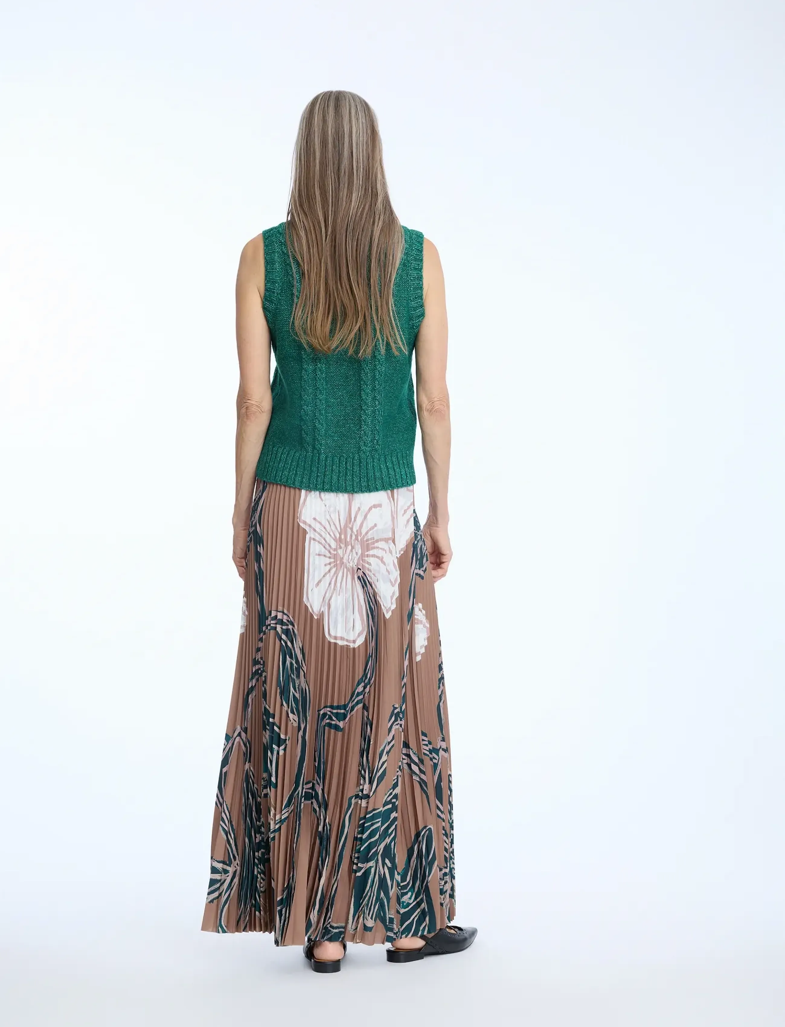 Munthe - TAULLA - pleated skirts - print caramel - 2