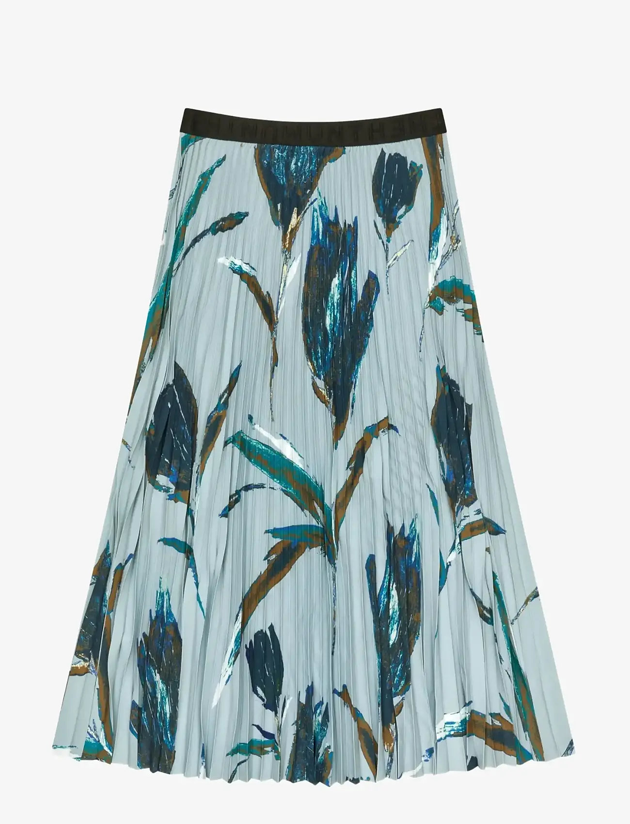 Munthe - CHARMING - pleated skirts - print grey - 1