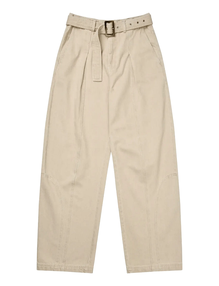 Munthe - NANINA - pantalons droits - sand - 1