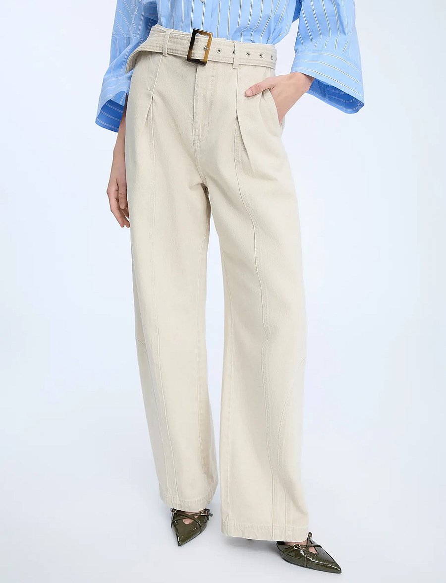 Munthe - NANINA - pantalons droits - sand - 3