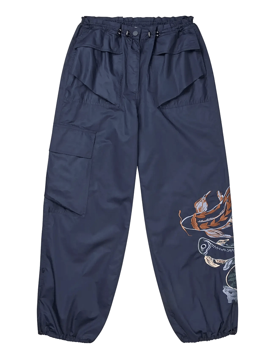 Munthe - UNFORM - cargo kelnės - navy - 1