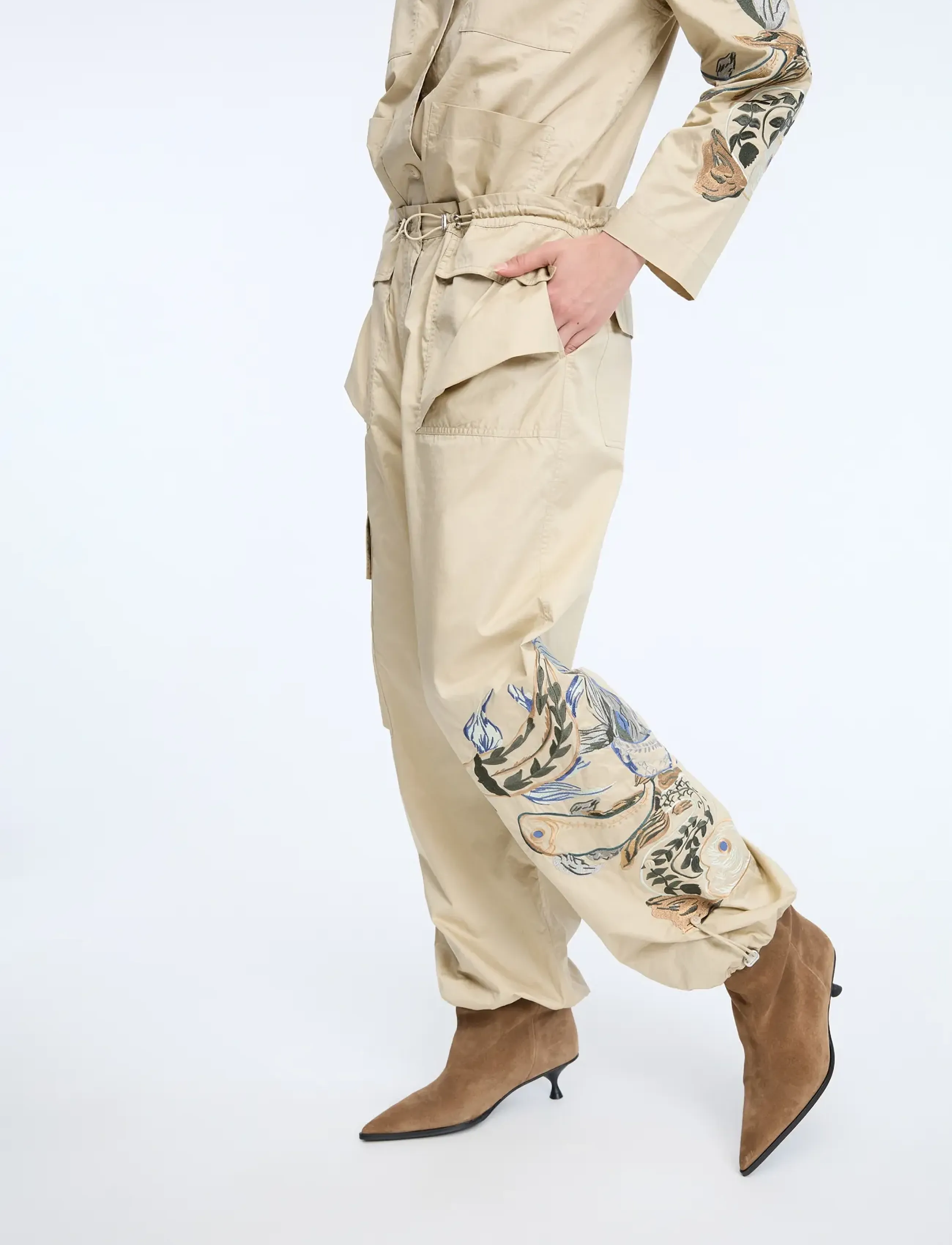 Munthe - UNFORM - cargo pants - sand - 4